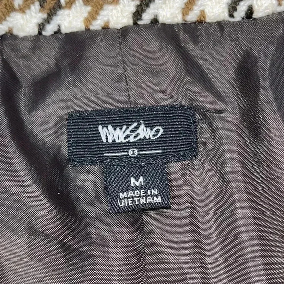 Mossimo Houndstooth fitted blazer jacket pockets, button front. Academia - Picture 9 of 11